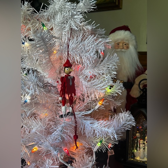 ❤️Rare Vintage 1964 Pinocchio Solid Wood Christmas Ornament BUY ONE GET ONE FREE - Picture 1 of 7